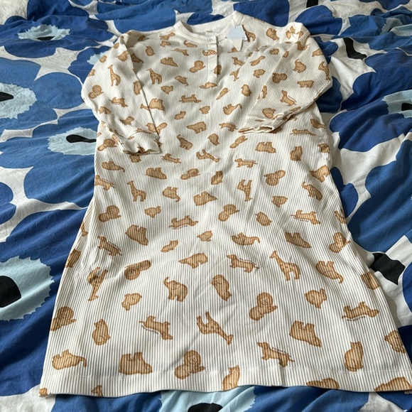 Gelato Pique animal print night gown